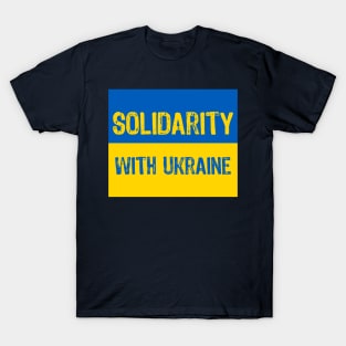 Solidarity with Ukraine T-Shirt